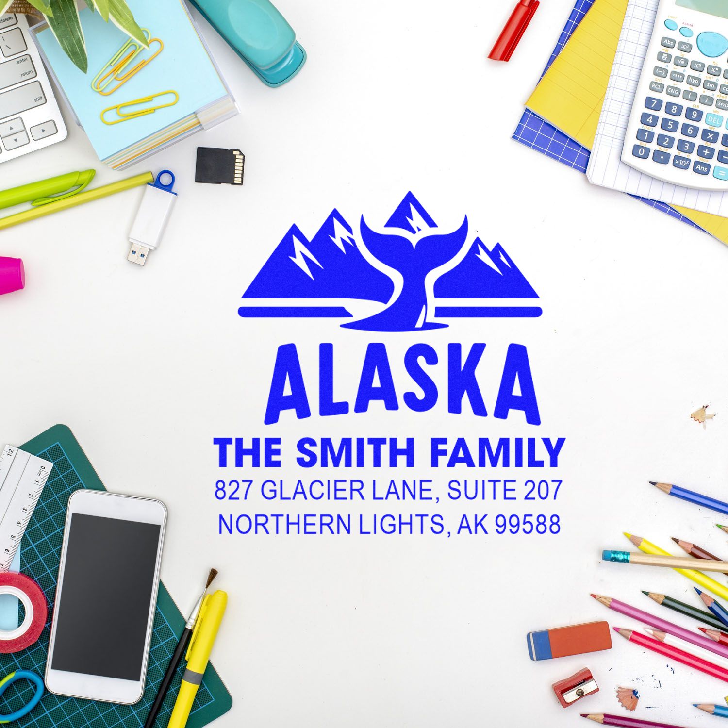 Alaska Wilderness Design Self-Inking Stamp