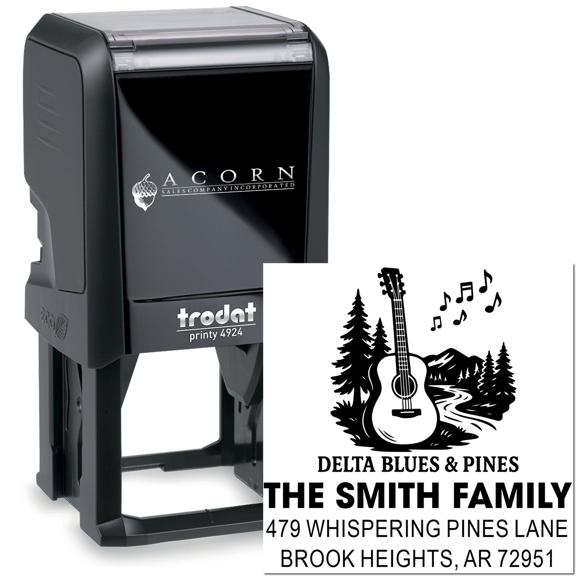 Blues & Pines Harmony Self-Inking Stamp