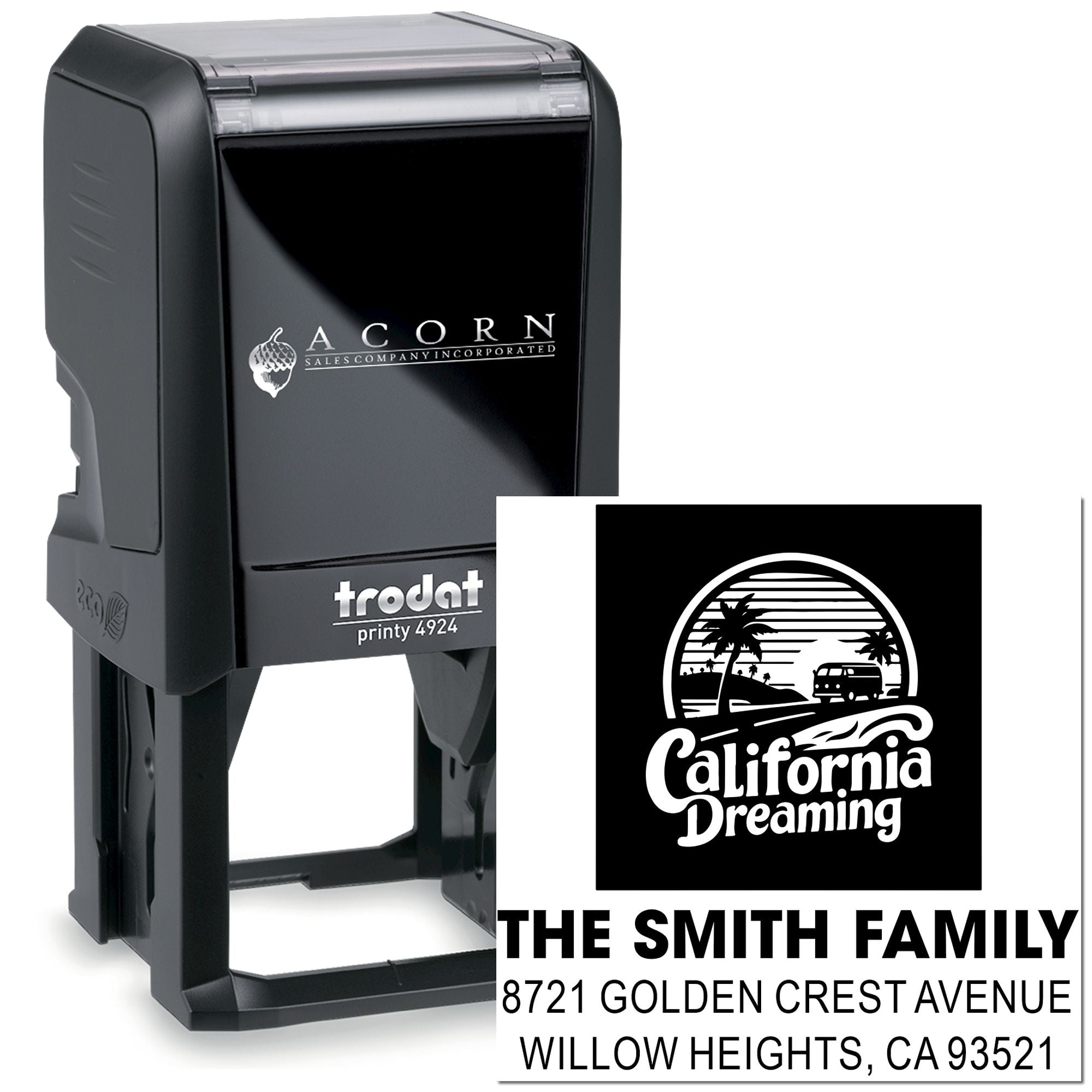 California Dreaming Vibes Self-Inking Stamp