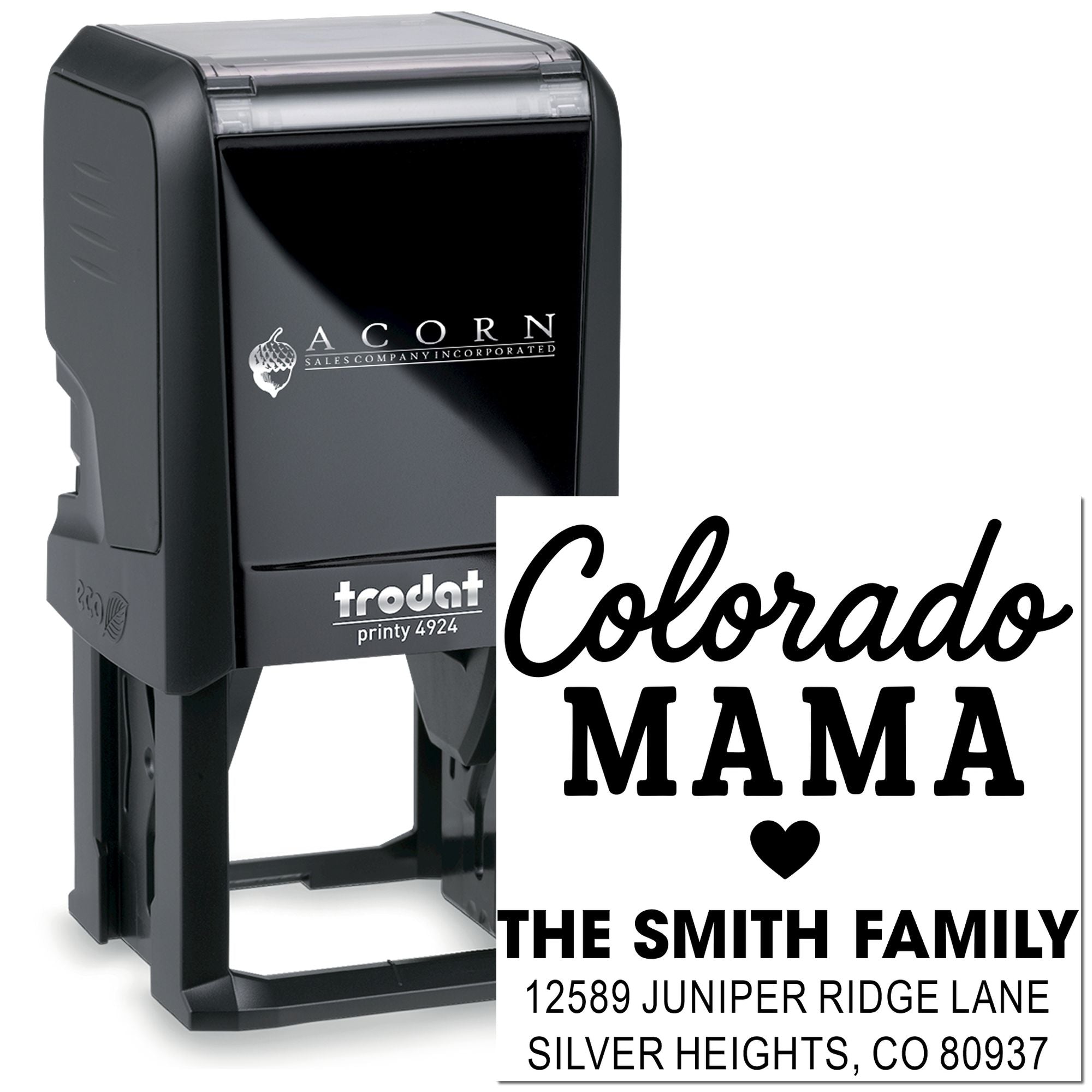 Colorado Mama Love Self-Inking Stamp