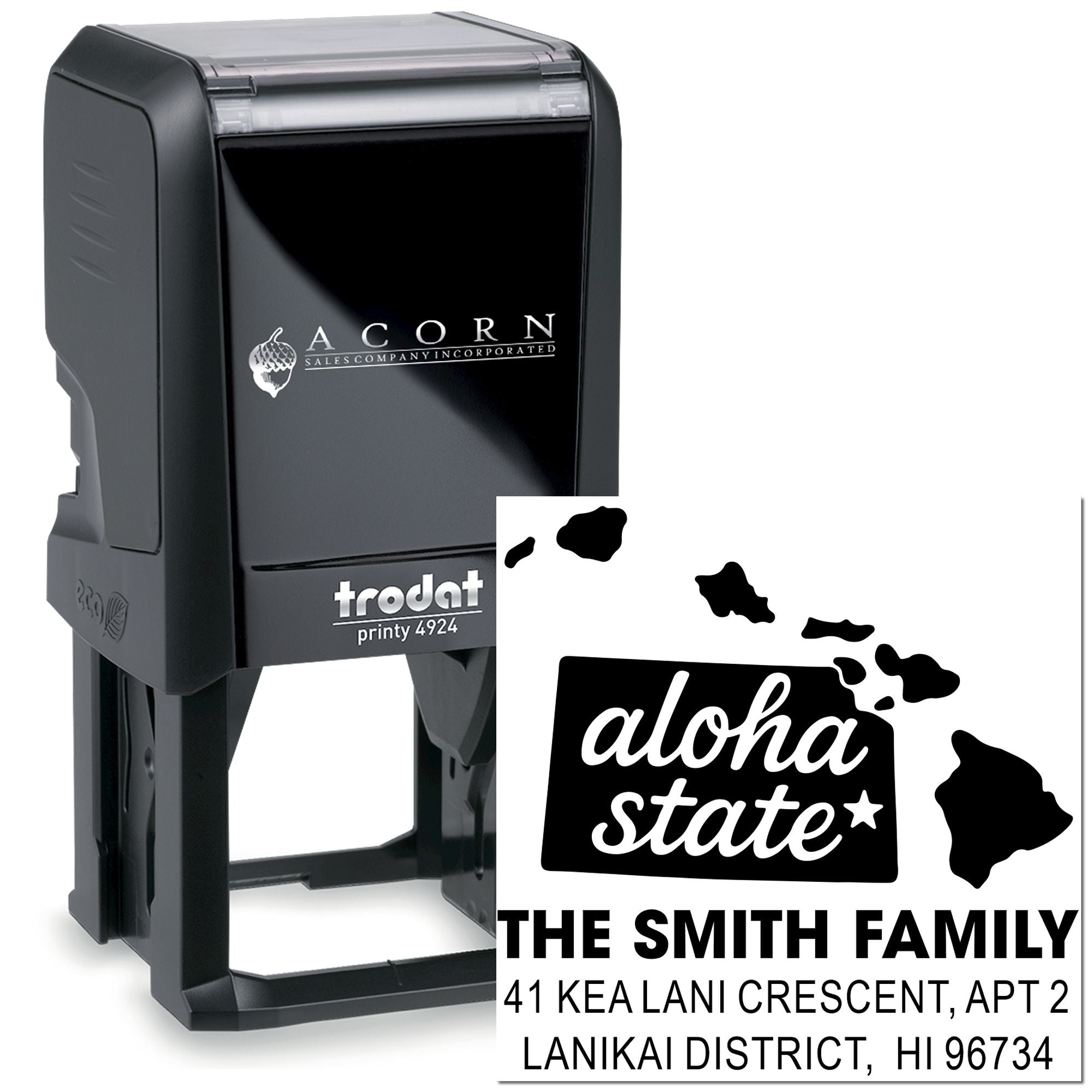 Aloha State Silhouette Self-Inking Stamp