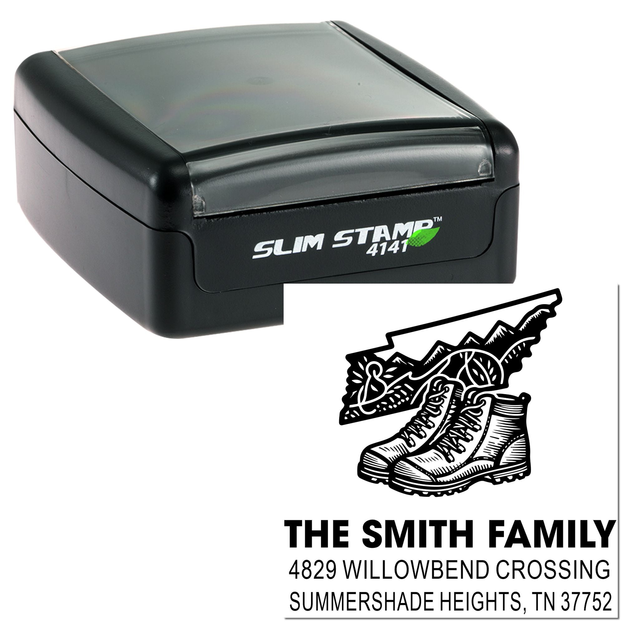 Adventure Trail All-Terrain Waterproof Hiking Boots Pre-Inked Stamp