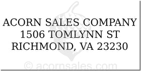 Address Embosser Seal Style AE 11