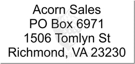 Address Style 4 Lines Style AD-1