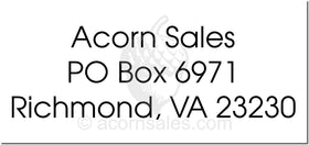 Address Style 3 Lines Style AD-2