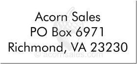 Address Style 3 Lines Style AD-3