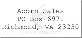 Address Style 3 Lines Style AD-4