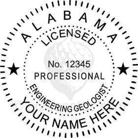 Alabama Engineering Geologist Seal Setup