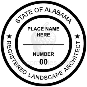 Alabama Landscape Architect Seal Setup