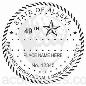 Alaska Landscape Architect Seal Setup