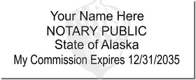 Alaska Notary Stamp 1092 Setup