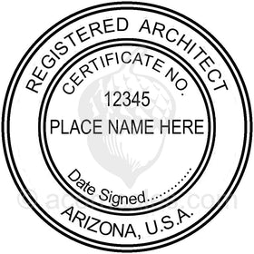 Arizona Architect Seal Setup