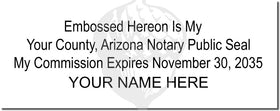 Arizona Notary Stamp 1010 Setup