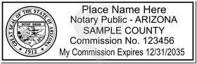 Arizona Notary Stamp 1091 Setup