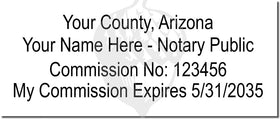 Arizona Notary Stamp 1096 Setup