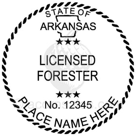 Arkansas Professional Forester Seal Setup