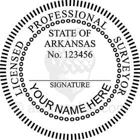 Arkansas Land Surveyor Seal Setup