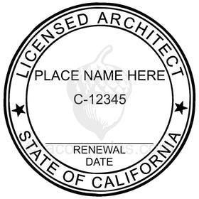 California Architect Seal Setup
