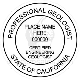 California Engineering Geologist Seal Setup
