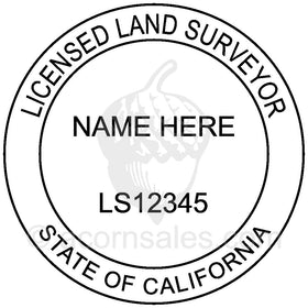 California Land Surveyor Seal Setup