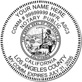 California Notary Embossing Seal Setup