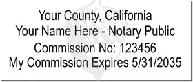 California Notary Stamp 1096 Setup