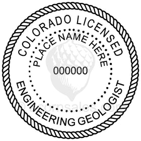 Colorado Engineering Geologist Seal Setup