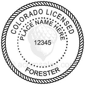 Colorado Professional Forester Seal Setup
