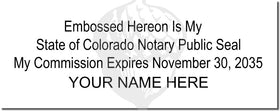 Colorado Notary Stamp 1010 Setup
