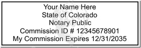 Colorado Notary Stamp 1091 Setup