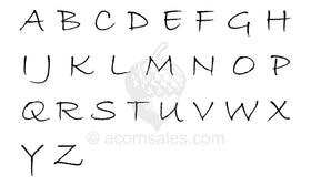 Bradley Hand Monogram Font