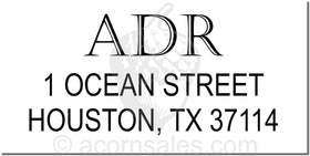 Combo Embosser Style CA-1 Monogram Style