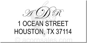 Combo Embosser Style CA-12 Monogram Style