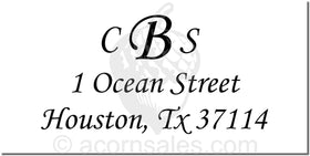 Combo Embosser Style CA-2 Monogram Style