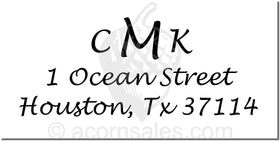 Combo Embosser Style CA-3 Monogram Style