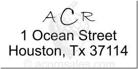 Combo Embosser Style CA-8 Monogram Style