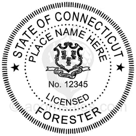 Connecticut Professional Forester Seal Setup