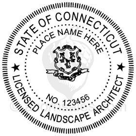 Connecticut Landscape Architect Seal Setup