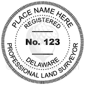 Delaware Land Surveyor Seal Setup