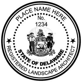 Delaware Landscape Architect Seal Setup