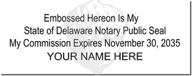 Delaware Notary Stamp 1010 Setup