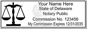 Delaware Notary Stamp 1091 Setup