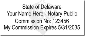 Delaware Notary Stamp 1096 Setup