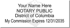 District of Columbia Notary Stamp 1092 Setup
