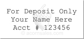 Endorsement Style 3 Lines Style CE-4