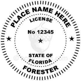 Florida Professional Forester Seal Setup