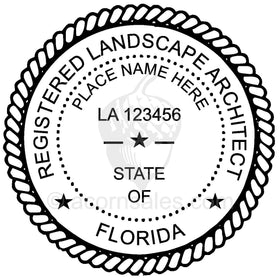 Florida Landscape Architect Seal Setup