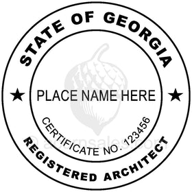 Georgia Architect Seal Setup