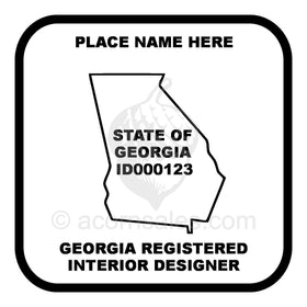 Georgia Interior Designer Seal Setup