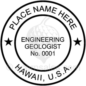 Hawaii Engineering Geologist Seal Setup